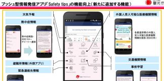 Turistas receberão informações em 14 idiomas sobre desastres em app do governo japonês
