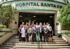 Comitiva do JICA visita Hospital Santa Cruz