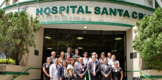 Comitiva do JICA visita Hospital Santa Cruz